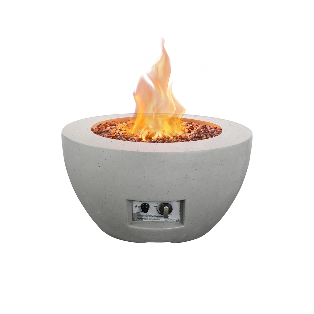 Volcera Concrete Flame Fire Pit